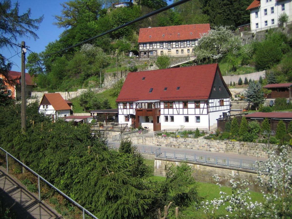 Ferienwohnung Am Gruenbach Rathen Bagian luar foto