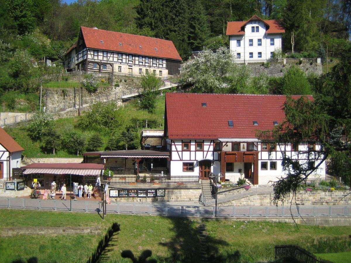 Ferienwohnung Am Gruenbach Rathen Bagian luar foto